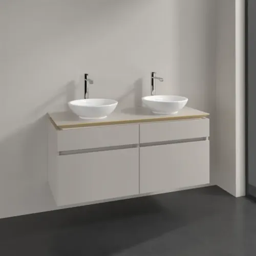 Villeroy & Boch Legato Тумба под раковину, 4 выдвижных ящика, 1200 x 550 x 500 mm, Soft Grey / Soft Grey B58400VK