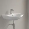 Villeroy & Boch O.novo Pаковина, 600 x 460 x 180 mm, Альпийский белый, с переливом 4A406001