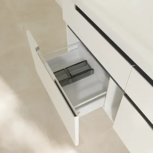 Villeroy & Boch Subway 2.0 Тумба под раковину, 4 выдвижных ящика, 1287 x 590 x 449 mm, Glossy White A91610DH