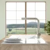 Villeroy & Boch Steel Shower Low pressure Однорычажный смеситель для мойки Однорычажный смеситель для мойки, выкл Нержавеющая сталь, Сплошная нержавеющая сталь 969711LC