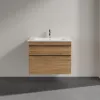 Villeroy & Boch Venticello Тумба под раковину, 2 выдвижных ящика, 753 x 590 x 502 mm, Oak Kansas / Oak Kansas A92501RH