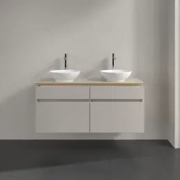 Villeroy & Boch Legato Тумба под раковину, 4 выдвижных ящика, 1200 x 550 x 500 mm, Soft Grey / Soft Grey B58400VK