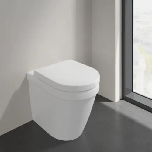 Villeroy & Boch Architectura Унитаз с открытым смывным краем, напольный, Альпийский белый 5690R001