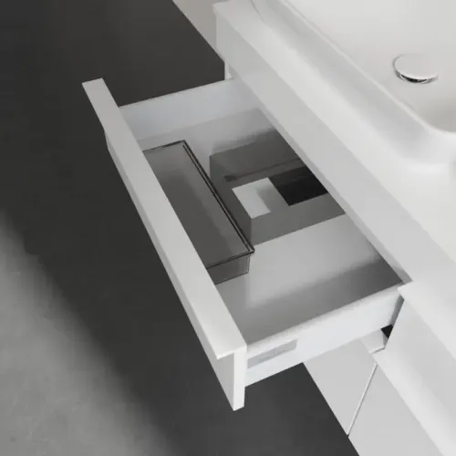 Villeroy & Boch Venticello Тумба под раковину, 4 выдвижных ящика, 1257 x 606 x 502 mm, Glossy White / Glossy White A94402DH