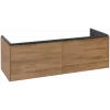 Villeroy & Boch Subway 3.0 Тумба под раковину, 2 выдвижных ящика, 1272 x 429 x 478 mm, Oak Kansas C56701RH