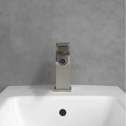 Смеситель Villeroy & Boch Architectura Square TVB12500100064 для биде, никель сатинированный TVB12500100064