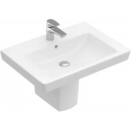 Villeroy & Boch Subway 2.0 Pаковина, 650 x 470 x 180 mm, Альпийский белый, с переливом 71136501