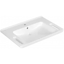 Villeroy & Boch ViCare Pаковина ViCare, 800 x 550 x 180 mm, Альпийский белый, с переливом 4A688001