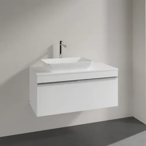 Villeroy & Boch Venticello Тумба под раковину, 1 выдвижной ящик, 957 x 436 x 502 mm, Glossy White / Glossy White A94701DH