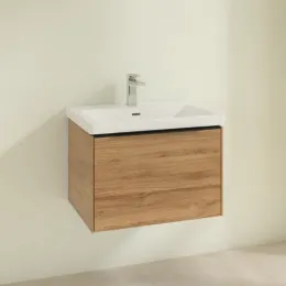 Villeroy & Boch Subway 3.0 Тумба под раковину, 1 выдвижной ящик, 622 x 429 x 478 mm, Oak Kansas C57501RH