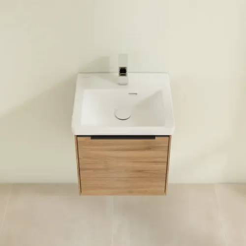 Villeroy & Boch Subway 3.0 Тумба под раковину, 1 дверь, 423 x 429 x 378 mm, Oak Kansas C58201RH