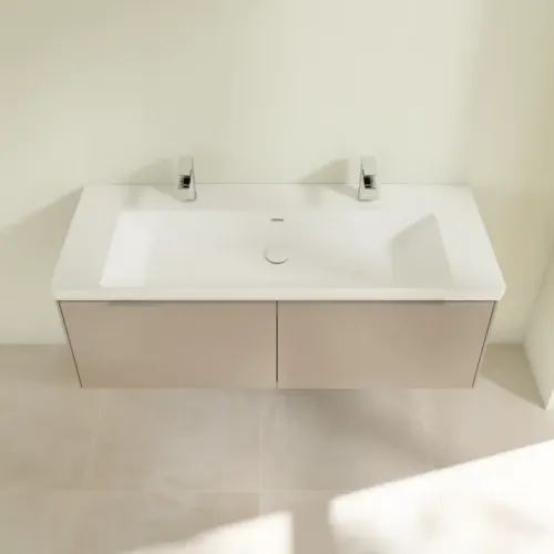 Villeroy & Boch Subway 3.0 Тумба под раковину, 2 выдвижных ящика, 1272 x 429 x 478 mm, Taupe C60102VM