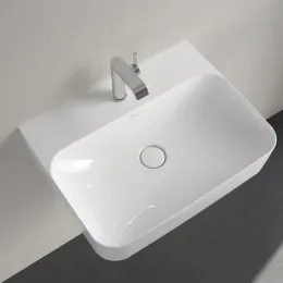 Villeroy & Boch Finion Pаковина, 600 x 470 x 164 mm, Альпийский белый CeramicPlus, со скрытым переливом 416864R1