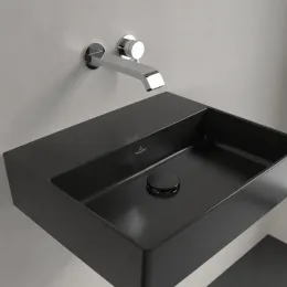 Villeroy & Boch Memento 2.0 Pаковина, 500 x 420 x 140 mm, Ebony CeramicPlus, без перелива, шлифованный 4A225FS5