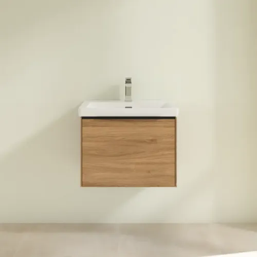 Villeroy & Boch Subway 3.0 Тумба под раковину, 1 выдвижной ящик, 572 x 429 x 478 mm, Oak Kansas C57701RH