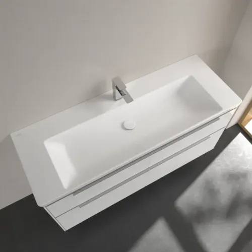 Villeroy & Boch Subway 3.0 Pаковина для установки на тумбу, 1300 x 470 x 170 mm, Stone White CeramicPlus, без перелива 4A70D2RW