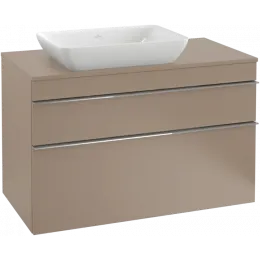 Villeroy & Boch Venticello Надстраиваемый полуутопленный умывальник, 555 x 360 x 110 mm, Альпийский белый, с переливом 41135501