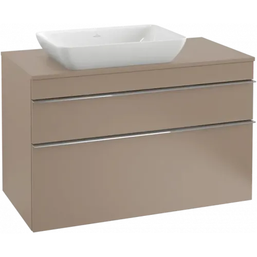 Villeroy & Boch Venticello Надстраиваемый полуутопленный умывальник, 555 x 360 x 110 mm, Альпийский белый, с переливом 41135501