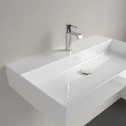 Villeroy & Boch Memento 2.0 Pаковина, 800 x 470 x 140 mm, Альпийский белый, без перелива, шлифованный 4A228L01
