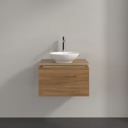 Villeroy & Boch Legato Тумба под раковину, 1 выдвижной ящик, 600 x 380 x 500 mm, Oak Kansas / Oak Kansas B56700RH