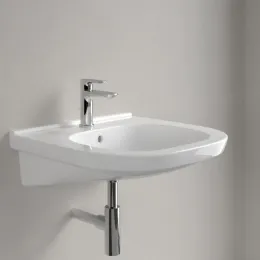Villeroy & Boch ViCare Pаковина ViCare, 555 x 540 x 195 mm, Альпийский белый, с переливом 41195501