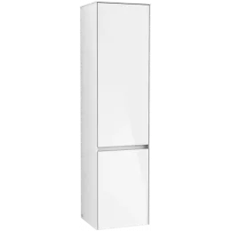 Villeroy & Boch Collaro Шкаф-пенал, 2 двери, 404 x 1538 x 349 mm, Glossy White / Glossy White C03300DH