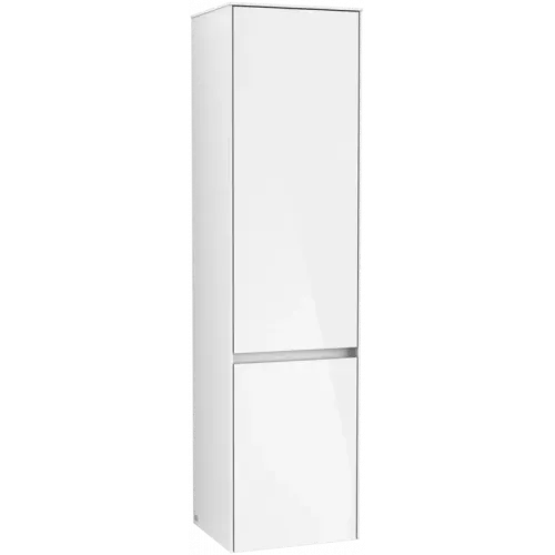 Villeroy & Boch Collaro Шкаф-пенал, 2 двери, 404 x 1538 x 349 mm, Glossy White / Glossy White C03300DH