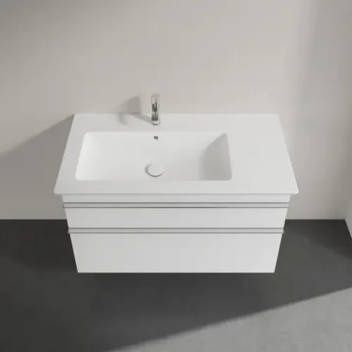 Villeroy & Boch Venticello Тумба под раковину, 2 выдвижных ящика, 953 x 590 x 502 mm, Glossy White / Glossy White A92701DH