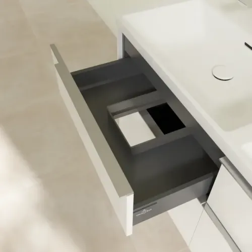 Villeroy & Boch Subway 3.0 Тумба под раковину, 4 выдвижных ящика, 1272 x 576 x 478 mm, Brilliant White C56800VE