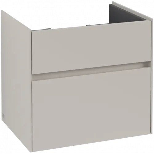 Villeroy & Boch Collaro Тумба под раковину, 2 выдвижных ящика, 604 x 546 x 444 mm, Soft Grey C00900VK