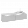 Villeroy & Boch Legato Тумба под раковину, с подсветкой, 2 выдвижных ящика, 1600 x 380 x 500 mm, Glossy White / Glossy White B597L0DH