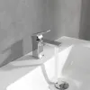 Villeroy & Boch Subway 3.0 Смеситель для раковины однорычажный с комплектом слива со стяжкой, Хром TVW11200100061