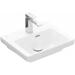 Villeroy & Boch Subway 3.0 Раковина компактная, 450 x 370 x 145 mm, Альпийский белый, без перелива 43704601