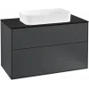 Villeroy & Boch Finion Тумба под раковину, 2 выдвижных ящика, 1000 x 603 x 501 mm, Midnight Blue Matt Lacquer F23200HG