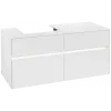 Villeroy & Boch Collaro Тумба под раковину, с подсветкой, 4 выдвижных ящика, 1200 x 548 x 500 mm, Glossy White / Glossy White C071B0DH