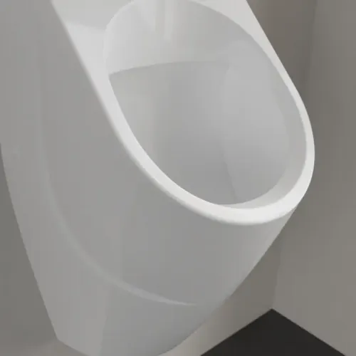 Villeroy & Boch O.novo Писсуар, без крышки, Подвод воды сверху, 335 x 320 mm, Альпийский белый 75230001