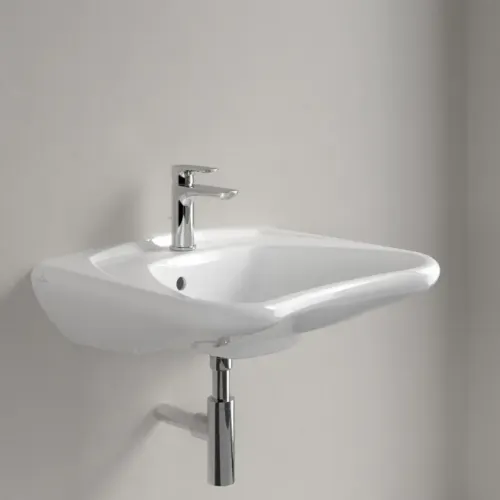 Villeroy & Boch ViCare Pаковина ViCare, 600 x 490 x 170 mm, Альпийский белый CeramicPlus, с переливом 711963R1