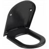 Villeroy & Boch Hommage Сиденье с крышкой для унитаза, с функцией автоматического опускания (SoftClosing), со снимаемым сиденьем (QuickRelease), Pure Black 8809S1R7
