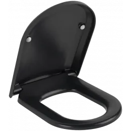 Villeroy & Boch Hommage Сиденье с крышкой для унитаза, с функцией автоматического опускания (SoftClosing), со снимаемым сиденьем (QuickRelease), Pure Black 8809S1R7