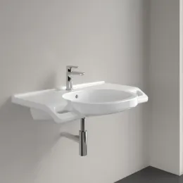 Villeroy & Boch ViCare Pаковина ViCare, 810 x 560 x 185 mm, Альпийский белый, с переливом 41208001