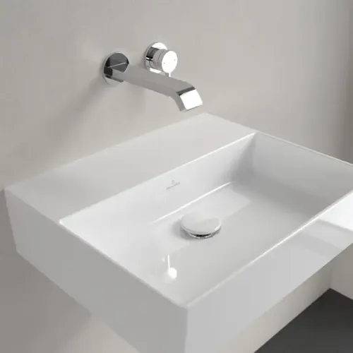 Villeroy & Boch Memento 2.0 Pаковина, 500 x 420 x 140 mm, Альпийский белый, без перелива, шлифованный 4A225F01