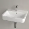 Villeroy & Boch O.novo Pаковина, 550 x 460 x 175 mm, Альпийский белый, с переливом, задняя сторона и нижняя сторона шлифованные 4A41MG01