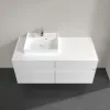 Villeroy & Boch Collaro Тумба под раковину, с подсветкой, 4 выдвижных ящика, 1200 x 548 x 500 mm, Glossy White / Glossy White C071B0DH