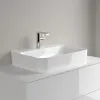 Villeroy & Boch Finion Раковина для установки на столешницу, 600 x 445 x 115 mm, Альпийский белый CeramicPlus, со скрытым переливом 414264R1
