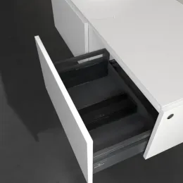 Villeroy & Boch Legato Тумба под раковину, 2 выдвижных ящика, 1200 x 380 x 500 mm, Glossy White / Glossy White B57900DH