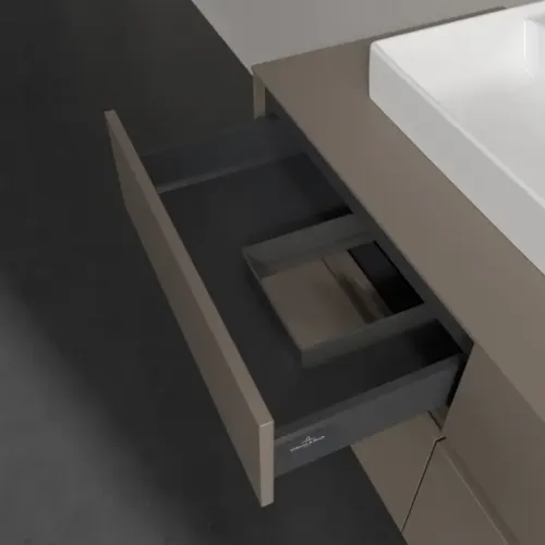 Villeroy & Boch Collaro Тумба под раковину, 4 выдвижных ящика, 1200 x 548 x 500 mm, Truffle Grey / Truffle Grey C07100VG
