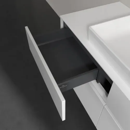 Villeroy & Boch Collaro Тумба под раковину, 4 выдвижных ящика, 1200 x 548 x 500 mm, Glossy White / Glossy White C08100DH