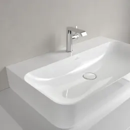 Villeroy & Boch Finion Pаковина, 800 x 470 x 165 mm, Альпийский белый CeramicPlus, со скрытым переливом, шлифованный 41688CR1