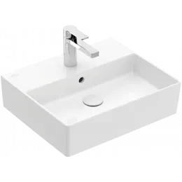 Villeroy & Boch Memento 2.0 Pаковина, 500 x 420 x 140 mm, Альпийский белый CeramicPlus, с переливом, шлифованный 4A225GR1