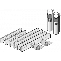 Villeroy & Boch Аксессуары Монтажный комплект, 340 x 1070 x 160 mm U91411100